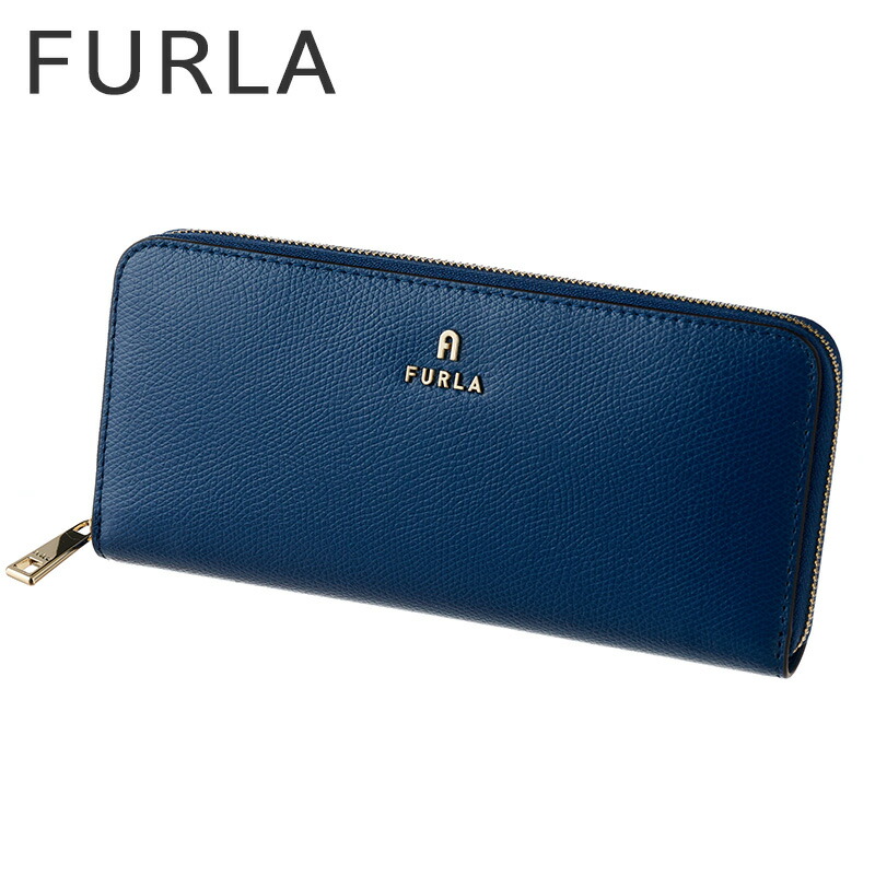 フルラ／FURLA 財布 ウォレット レディース 女性 女性用レザー 革 本革 ブルー 青  00622756 ホック式 小銭入れあり 二つ折り フルラ FURLA 財布 二つ折り財布 折りたたみ財布 小銭入れ付き WP00314