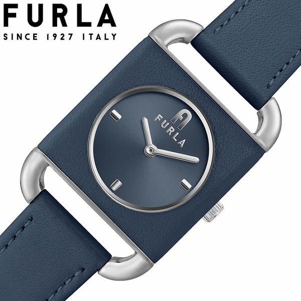フルラ 腕時計 FURLA 時計 アルコスクエア ARCO SQUARE レディース ネイビー WW00017001L1