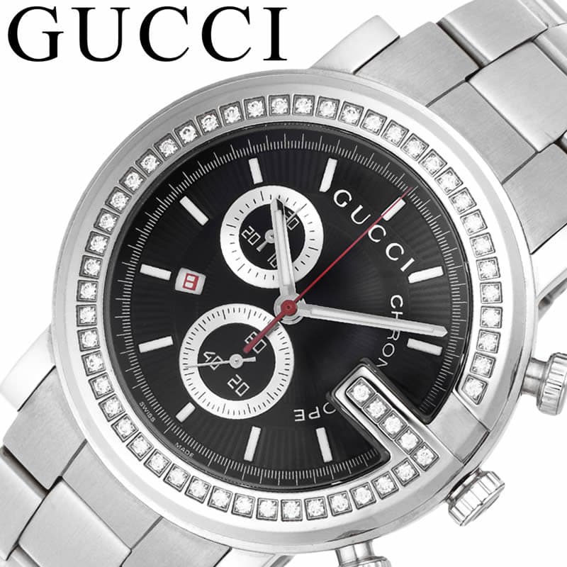 å ӻ GUCCI  G G饦 G-CHRONO  YA101324  ֥å С  ꥢ  եå  ץ쥼 ե