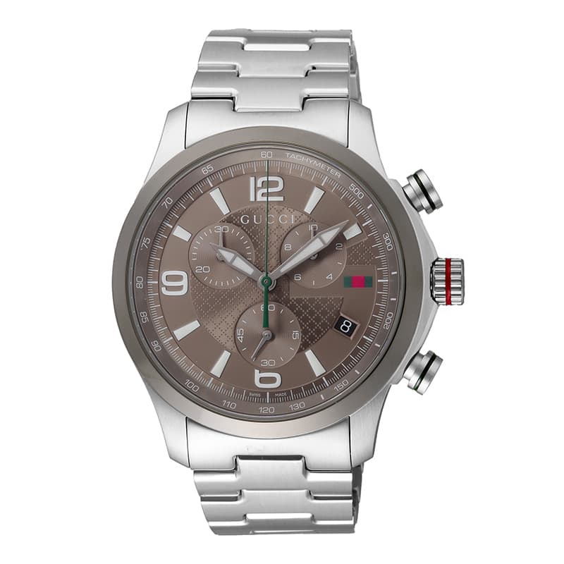 グッチ 腕時計 GUCCI 時計 Gタイムレス G Timeless グレー 男性