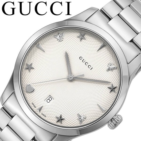 GUCCI 腕時計 グッチ 時計 ジータイムレス G-Timeless レディース 腕時計 ホワイト YA1264028A