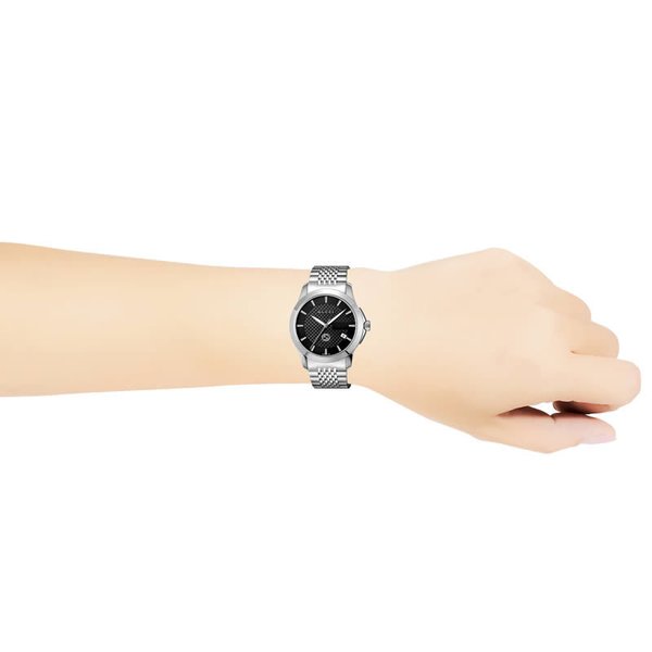 GUCCI 腕時計 グッチ 時計 ジータイムレス G-Timeless メンズ 腕時計 ブラック YA1264106｜hstyle｜08