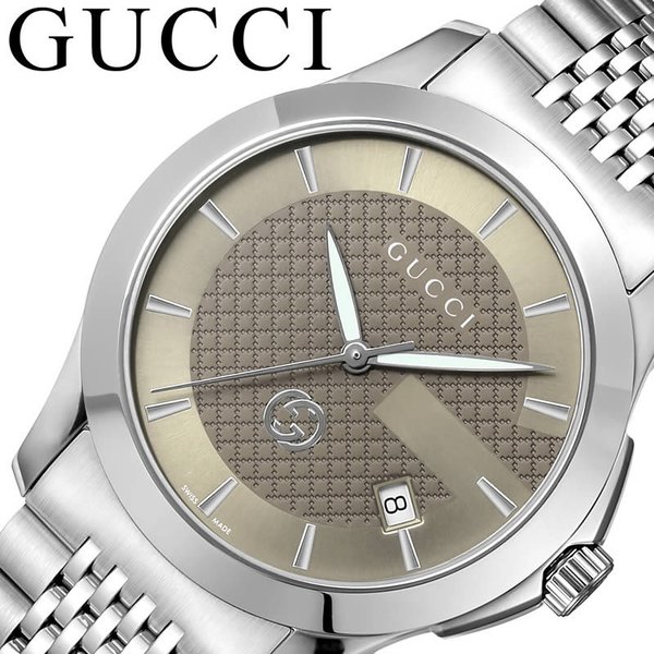 GUCCI 腕時計 グッチ 時計 ジータイムレス G-Timeless メンズ 腕時計 グレーベージュ YA1264107