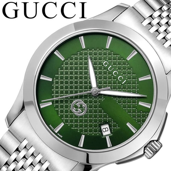 GUCCI 腕時計 グッチ 時計 ジータイムレス G-Timeless メンズ 腕時計 グリーン YA1264108
