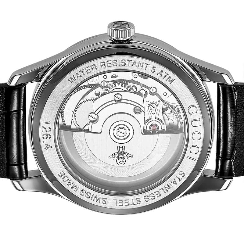 グッチ 腕時計 GUCCI 時計 Gタイムレス G-TIMELESS レディース YA126469A 女性 ブラック 機械式 自動巻き イタリア 高級 ファッション 大人 プレゼント ギフトの画像
