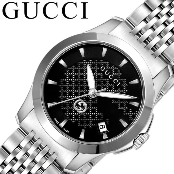 GUCCI 腕時計 グッチ 時計 ジータイムレス G-Timeless レディース 腕時計 ブラック YA1265006