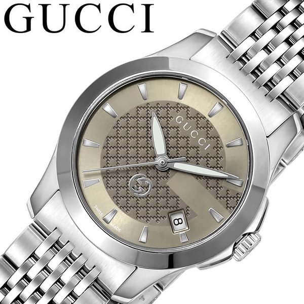 GUCCI 腕時計 グッチ 時計 ジータイムレス G-Timeless レディース 腕時計 グレーベージュ YA1265007