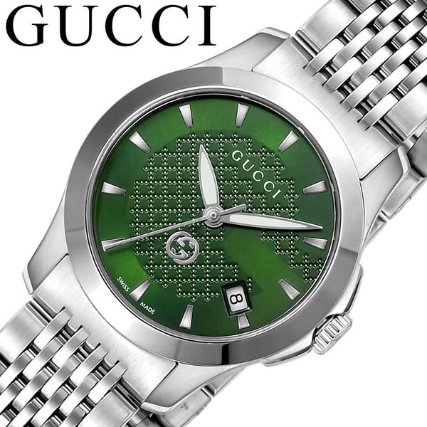 GUCCI 腕時計 グッチ 時計 ジータイムレス G-Timeless レディース 腕時計 グリーン YA1265008