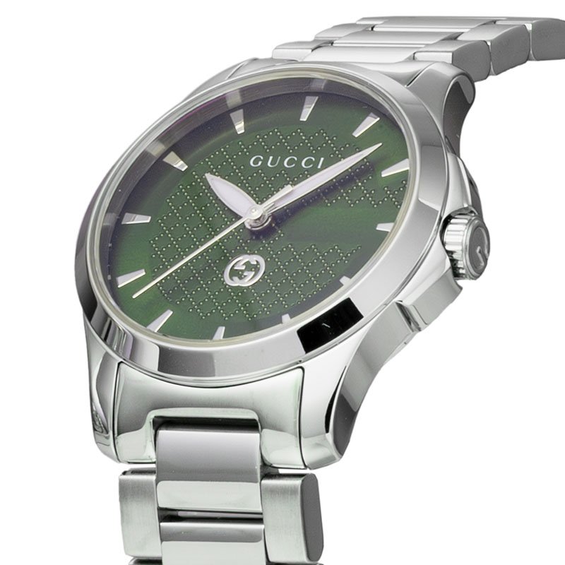 グッチ 腕時計 GUCCI 時計 Gタイムレス G Timeless グリーン 女性