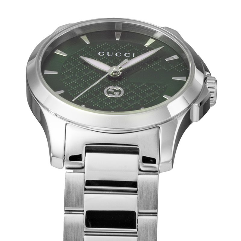グッチ 腕時計 GUCCI 時計 Gタイムレス G Timeless グリーン 女性