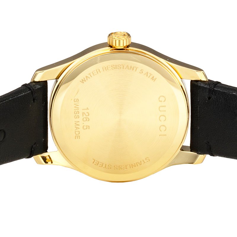 グッチ 腕時計 GUCCI 時計 Gタイムレス G Timeless シルバー 女性 レディース YA126571A 革バンド レザー レザーベルト レザーバンド カレンダー 日付の画像