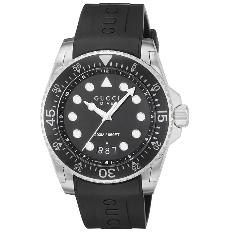 グッチ 腕時計 GUCCI 時計 ダイヴ DIVE メンズ YA136204B 男性 ブラック イタリア 高級 ファッション 仕事 大人 人気 ブランド おしゃれ プレゼント ギフトの画像
