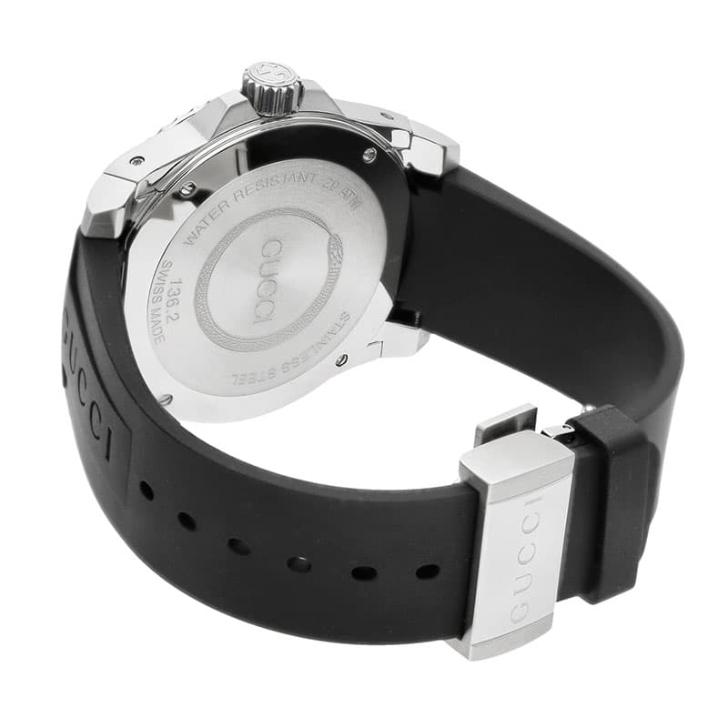 グッチ 腕時計 GUCCI 時計 ダイヴ DIVE メンズ YA136204B 男性 ブラック イタリア 高級 ファッション 仕事 大人 人気 ブランド おしゃれ プレゼント ギフトの画像