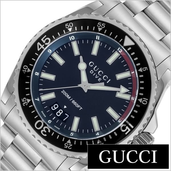 グッチ 腕時計 GUCCI 時計 ダイブ YA136212 メンズ :YA136212:腕時計 バッグ 財布のHybridStyle