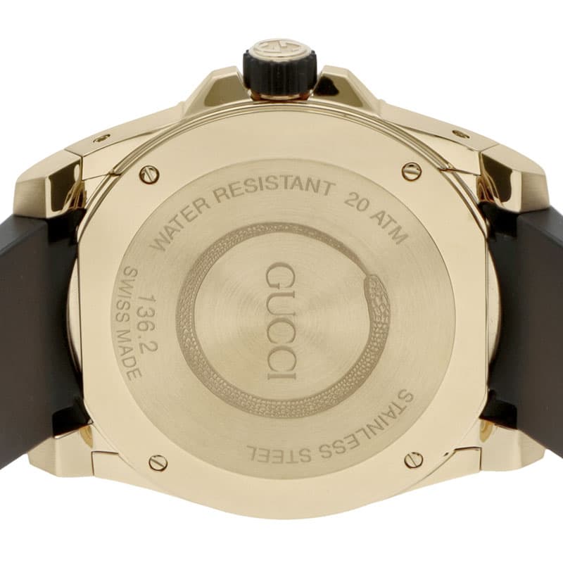グッチ 腕時計 GUCCI 時計 ダイヴ DIVE メンズ YA136219 男性 ブラック イタリア 高級 ファッション 仕事 大人 人気 ブランド おしゃれ プレゼント ギフトの画像