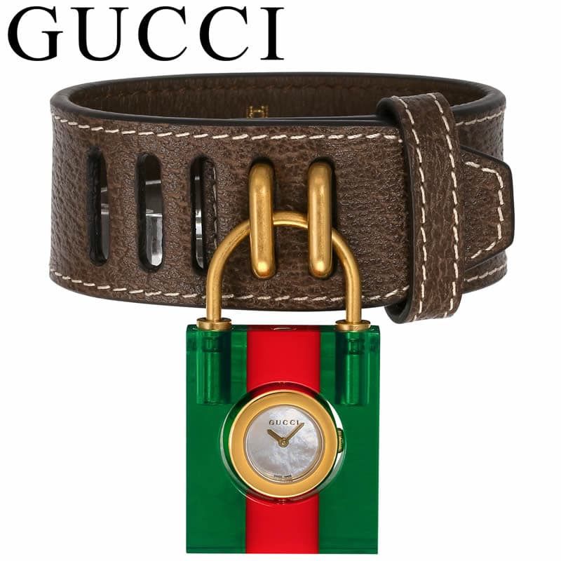 グッチ 腕時計 GUCCI 時計 コンスタンス CONSTANCE レディース YA150505 女性 ホワイトパール ブラウン イタリア 高級 ファッション 大人 プレゼント ギフト