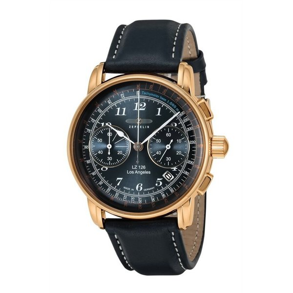 ツェッペリン 時計 ZEPPELIN 腕時計 ロサンゼルス LZ126 Los Angeles メンズ ネイビー ZEP-7616-3 正規品 ブランド ドイツ ビジネス スーツ