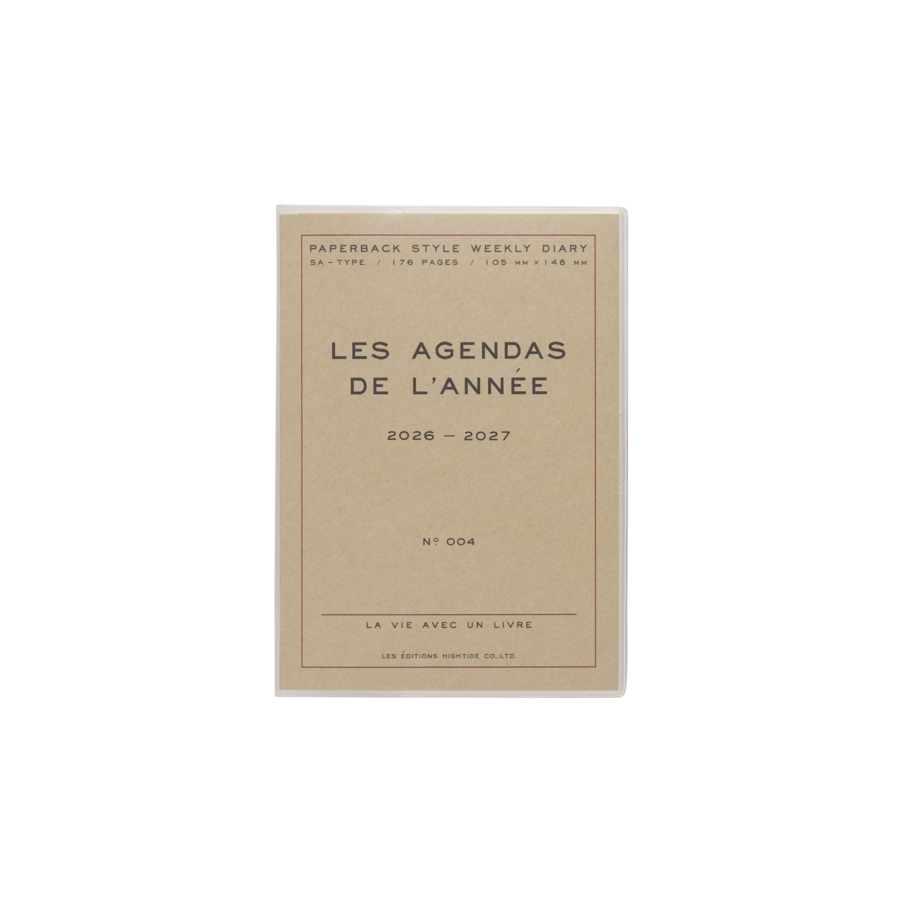 ハイタイド 手帳 2026 / ポーシュ / A6 週間ブロック / 2026年3月始まり / 4月始まり対応 / ウィークリースケジュール帳 | HIGHTIDE DIARY | 02