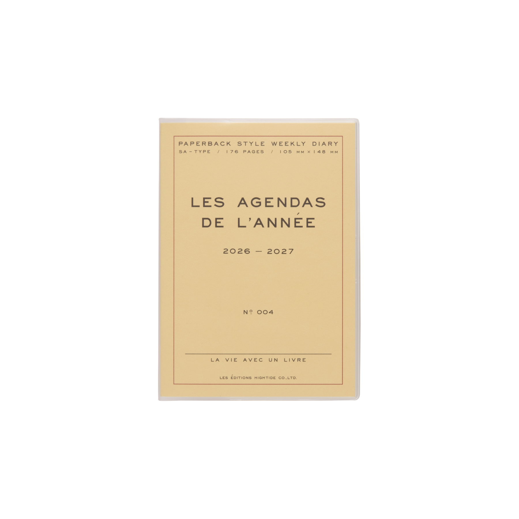 ハイタイド 手帳 2026 / ポーシュ / A6 週間ブロック / 2026年3月始まり / 4月始まり対応 / ウィークリースケジュール帳 | HIGHTIDE DIARY | 04