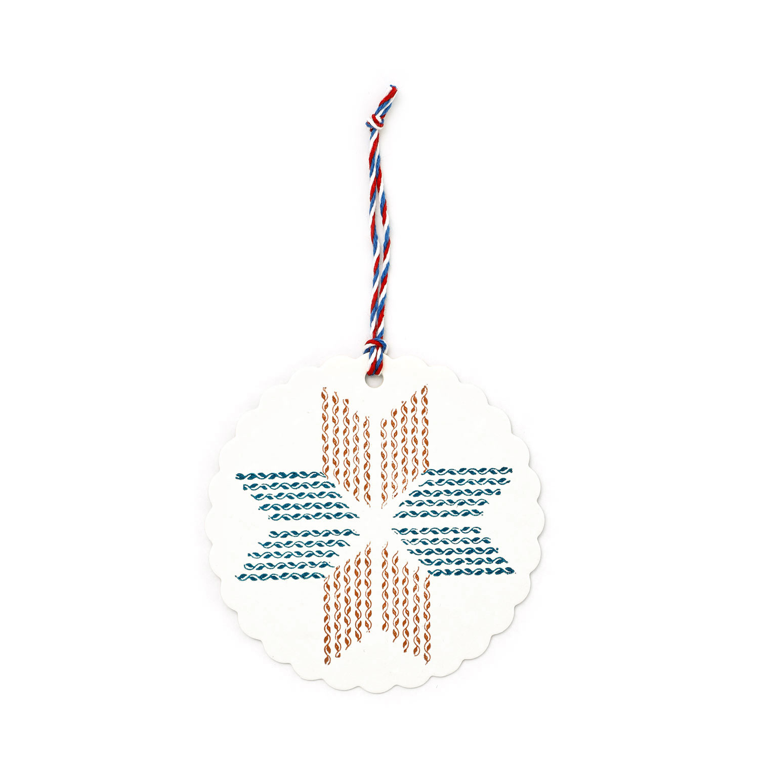 メッセージカード ミニ  グリーティングカード 活字組版オーナメントカード（ノルディック） カード 活版印刷 北欧 | HIGHTIDE | 02