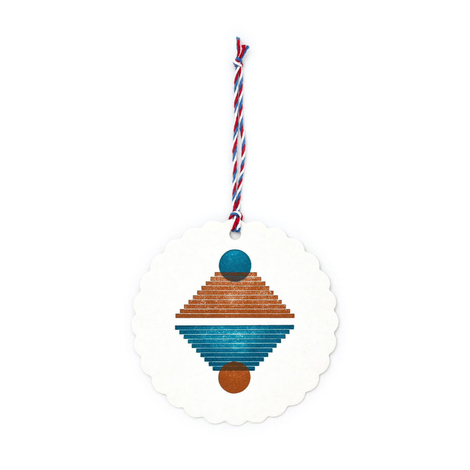 メッセージカード ミニ  グリーティングカード 活字組版オーナメントカード（逆さ富士） カード 活版印刷 富士山 | HIGHTIDE | 03