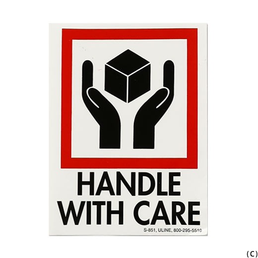 ULINE Handling Label Roll 3×4 ハンドリング ラベルロール | HIGHTIDE | 03