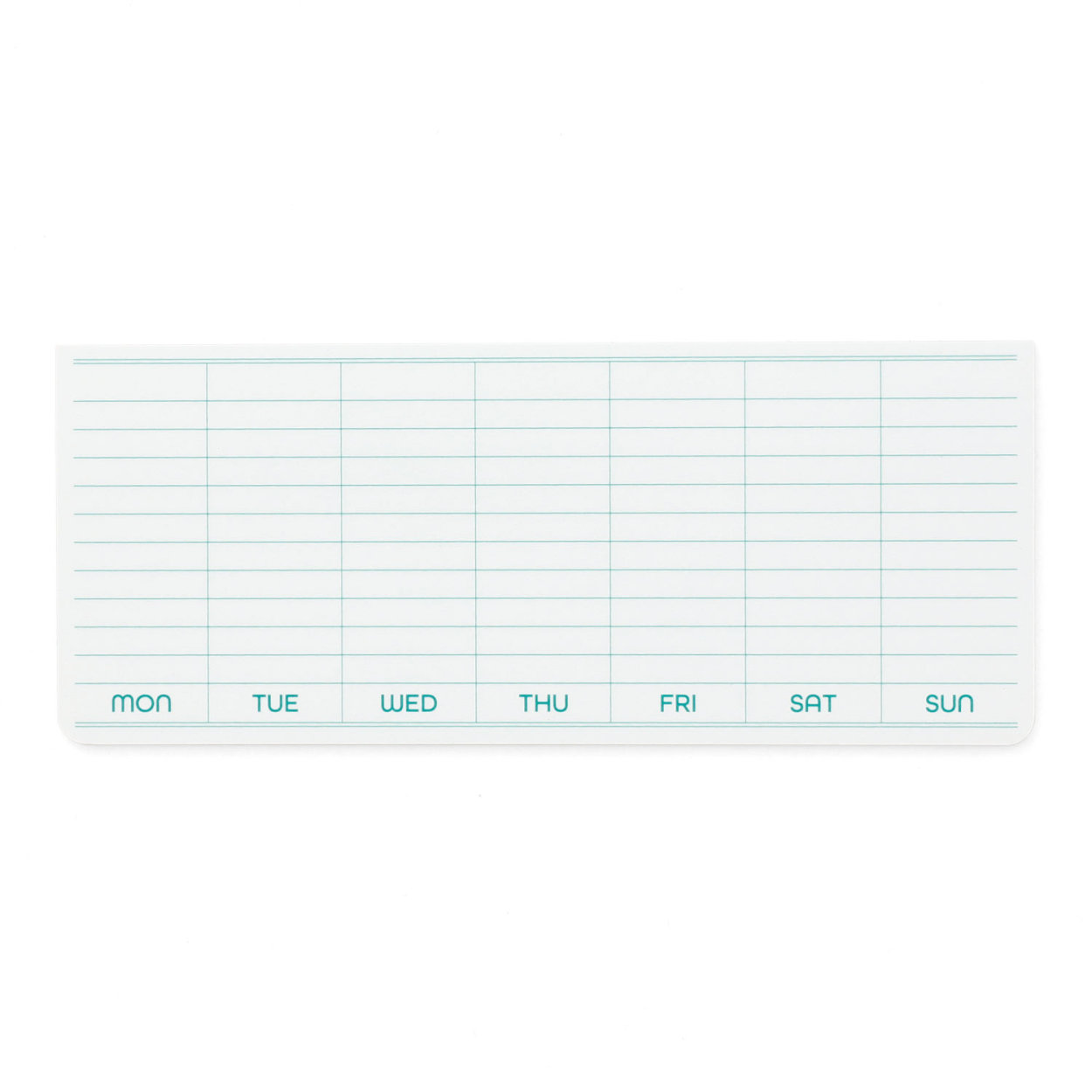 付箋 penco スティッキーメモパッド ウィークリー メモ ふせん ハイタイド 手帳 週間 手帳 アクセサリー | penco | 01