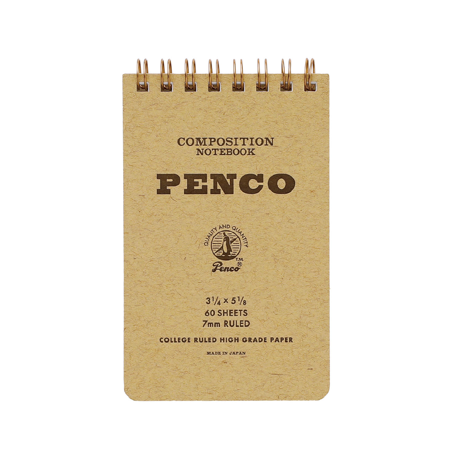 ノート ミニサイズ penco ペンコ コイルノートパッドS 縦開き たて ダブルリング 7mm 罫線 リングノート メモ帳 横罫 文房具 文具 おしゃれ 可愛い ビジネス｜htdd｜02