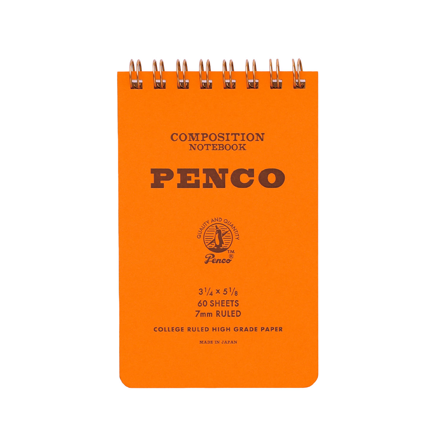 ノート ミニサイズ penco ペンコ コイルノートパッドS 縦開き たて ダブルリング 7mm 罫線 リングノート メモ帳 横罫 文房具 文具 おしゃれ 可愛い ビジネス | penco | 04