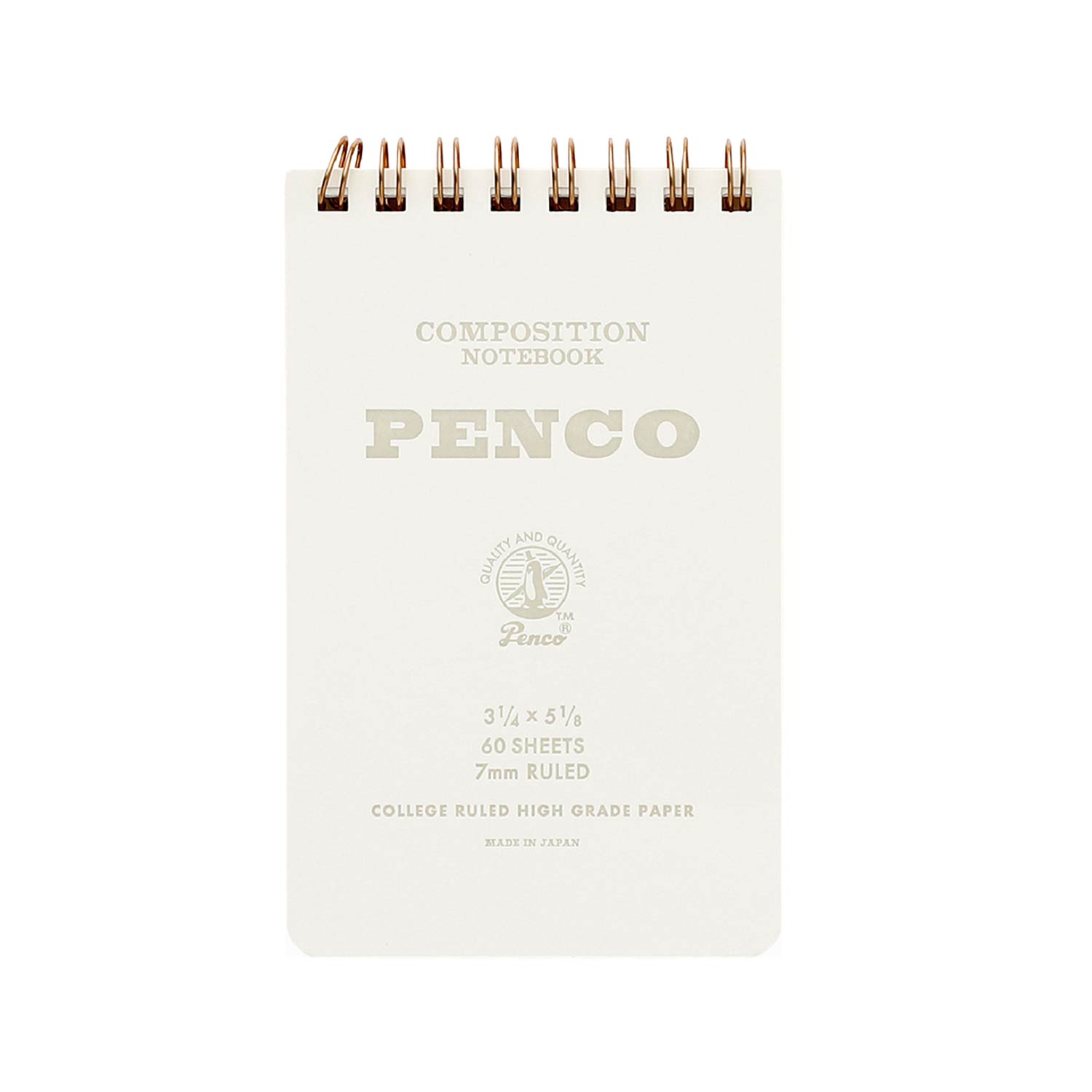 ノート ミニサイズ penco ペンコ コイルノートパッドS 縦開き たて ダブルリング 7mm 罫線 リングノート メモ帳 横罫 文房具 文具 おしゃれ 可愛い ビジネス | penco | 02