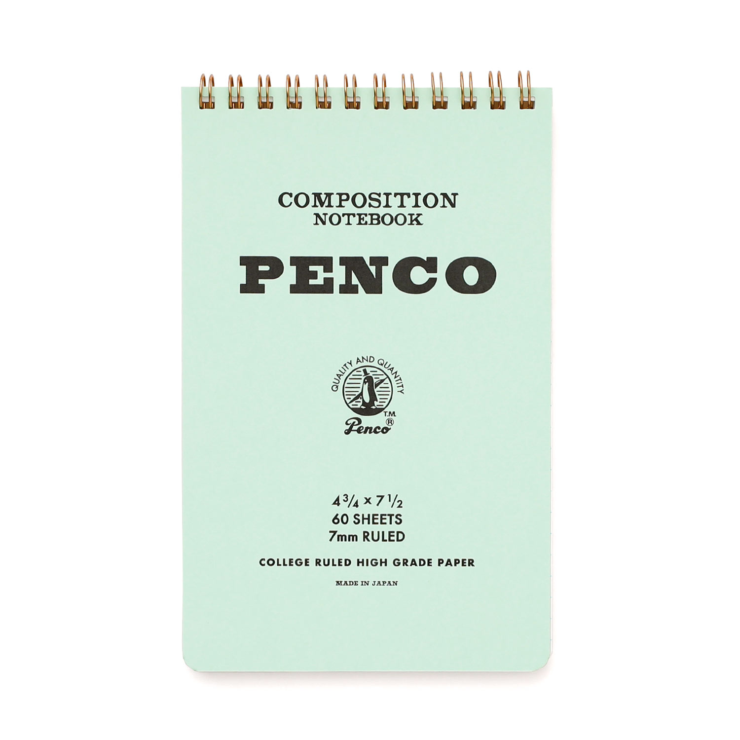 ノート 縦開き penco ペンコ コイルノートパッドM たて ダブルリング 7mm 罫線 リングノート メモ帳 横罫 文房具 文具 おしゃれ かわいい ビジネス | penco | 05