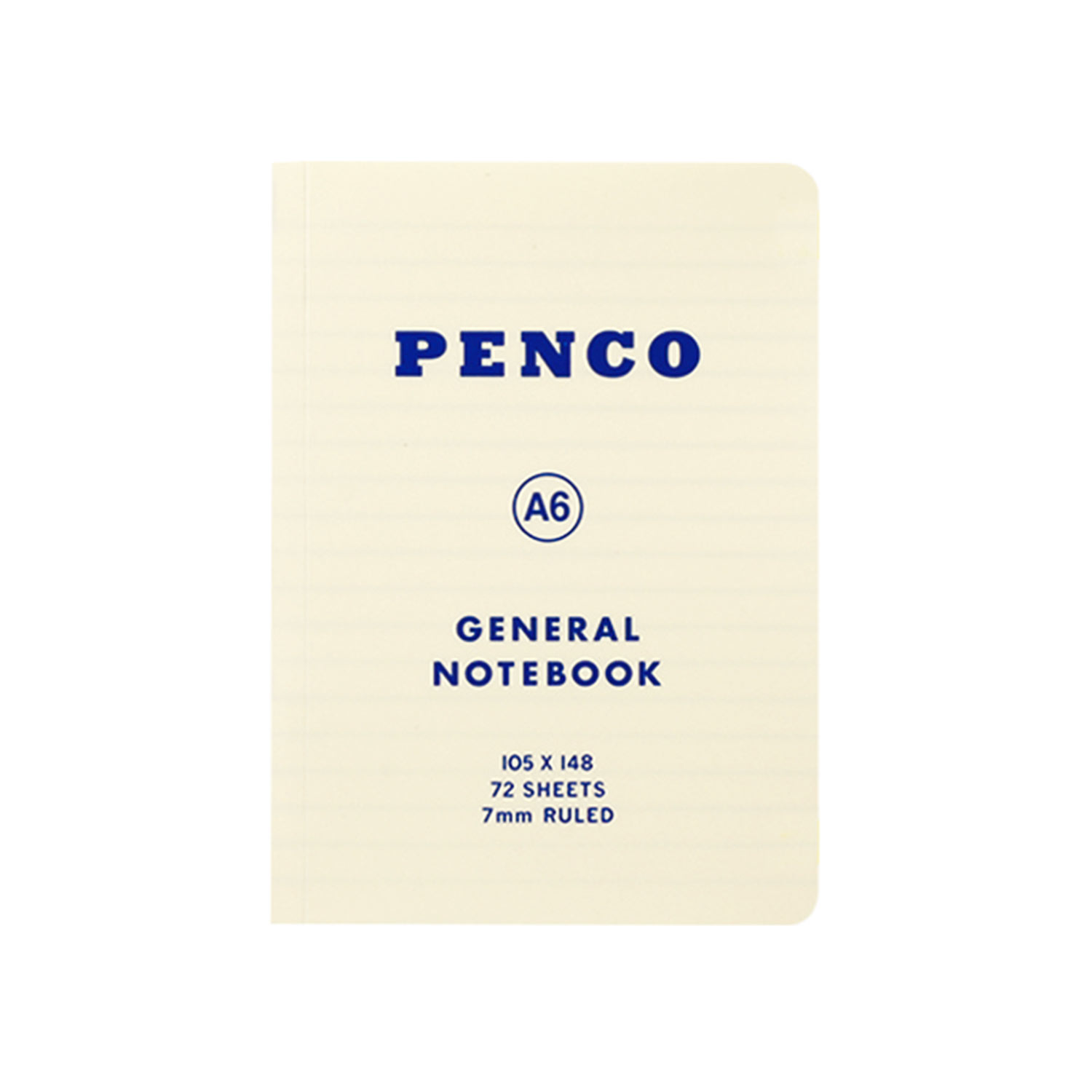 ノート A6 横罫 罫線 7mm penco ペンコ ソフトPPノート A6 Ruled ノート A6 サイズ  メモ帳 文房具 文具 おしゃれ かわいい | penco | 02