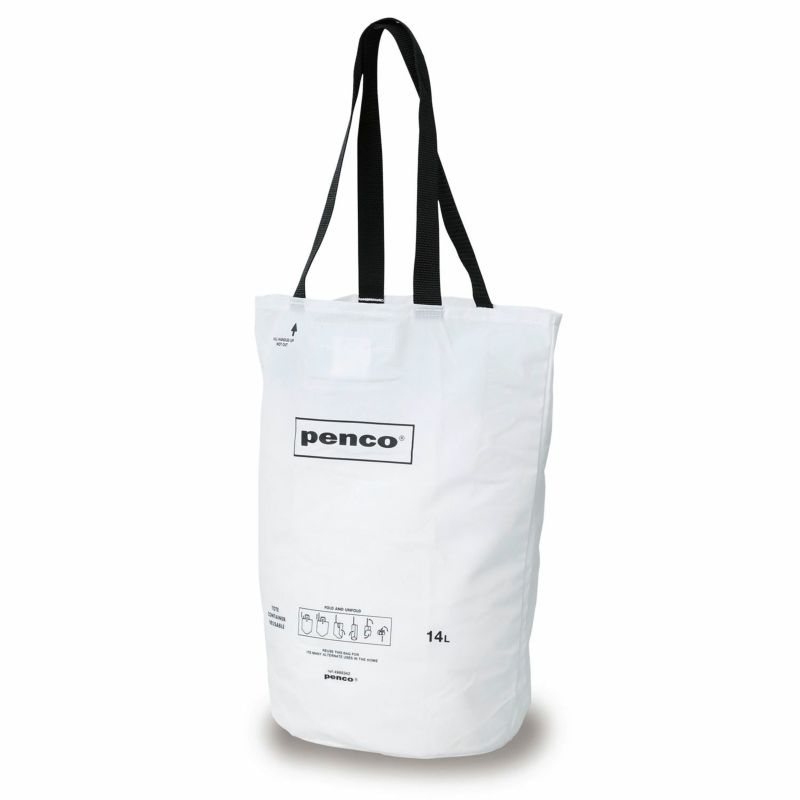 エコバッグ penco ペンコ バケットトート サブバッグ コンパクト 折りたたみ マチ広 肩掛け リフレクター 反射板 ナイロン アウトドア ハイタイド | penco | 02