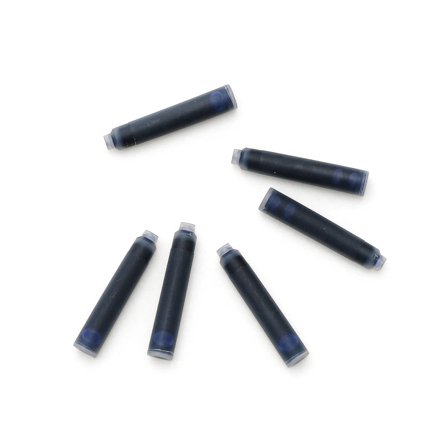 万年筆 インクカートリッジ attache アタシェ マーブル万年筆用 6本入り 青 ブルー ショートタイプ ヨーロッパ共通規格 | HIGHTIDE | 01