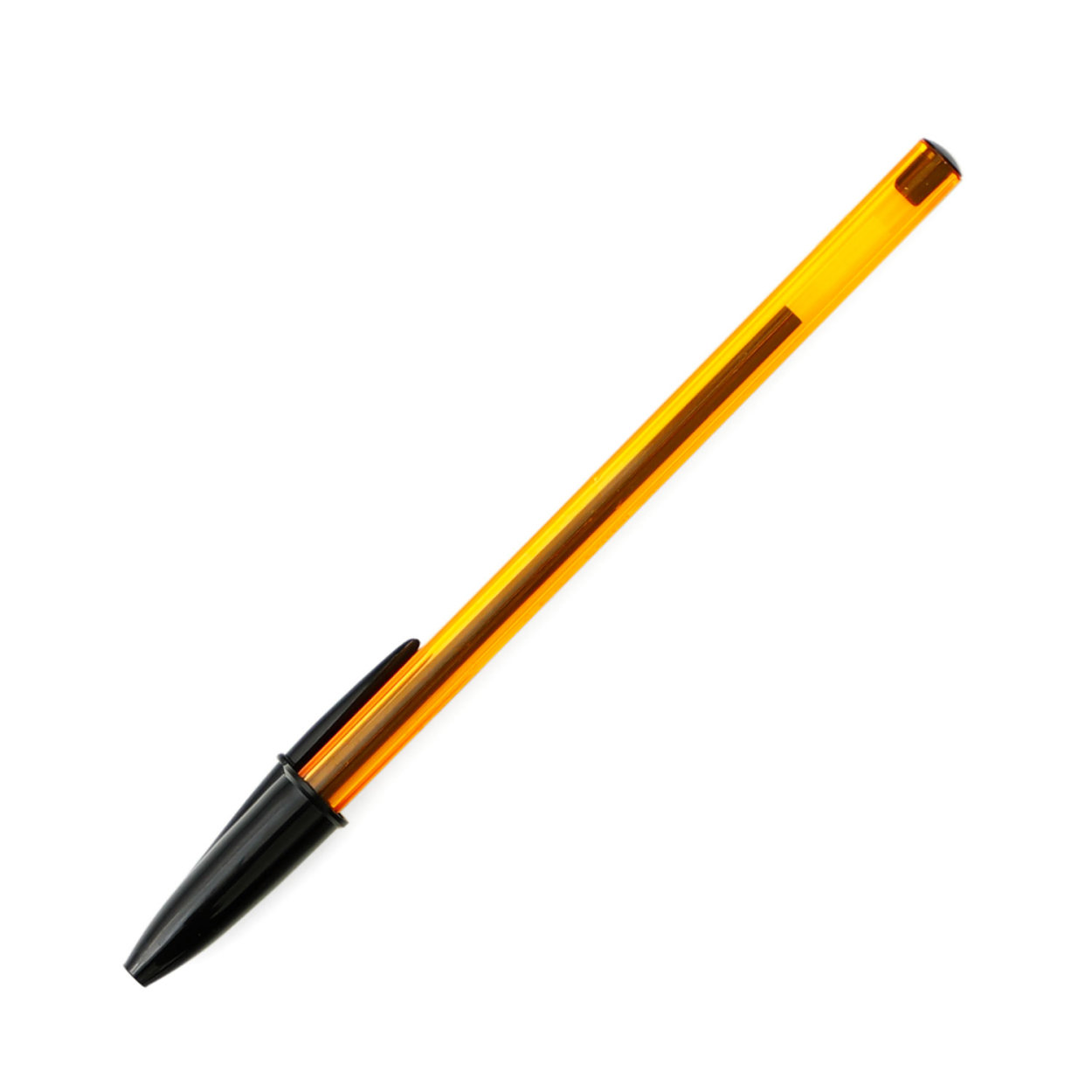 ボールペン BIC ビック クリスタル オリジナル ファイン 黒 油性 0.8mm オレンジBIC｜htdd｜02