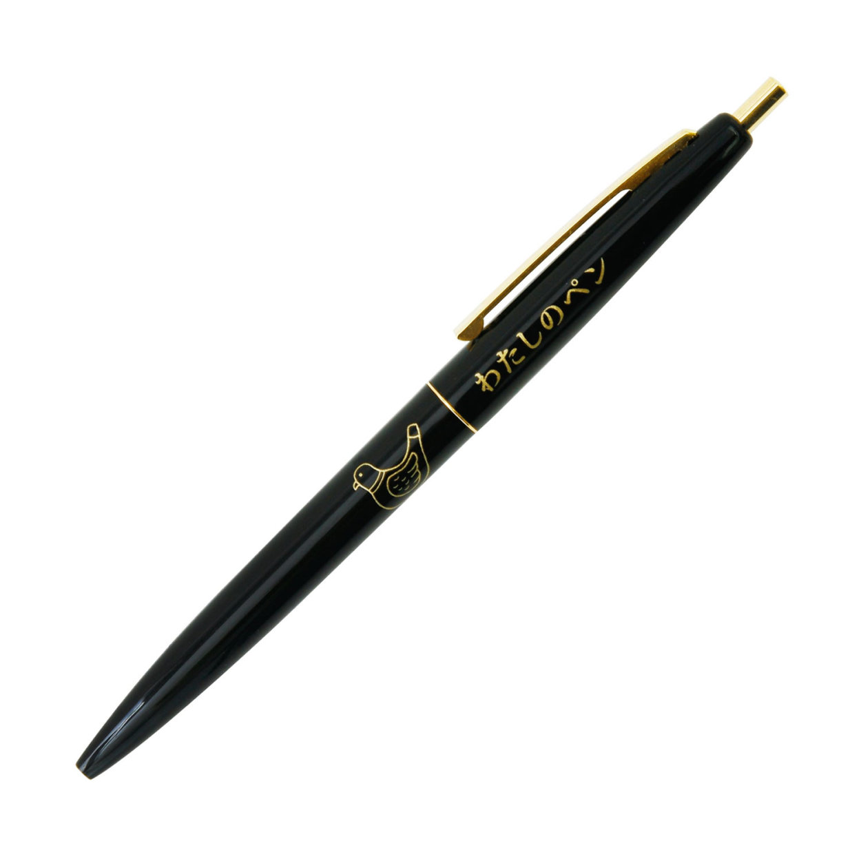 ボールペン ニューレトロ ノックボールペン (ハトブエ) 0.5mm 黒 ノック ボールペン ハイタイド｜htdd｜02