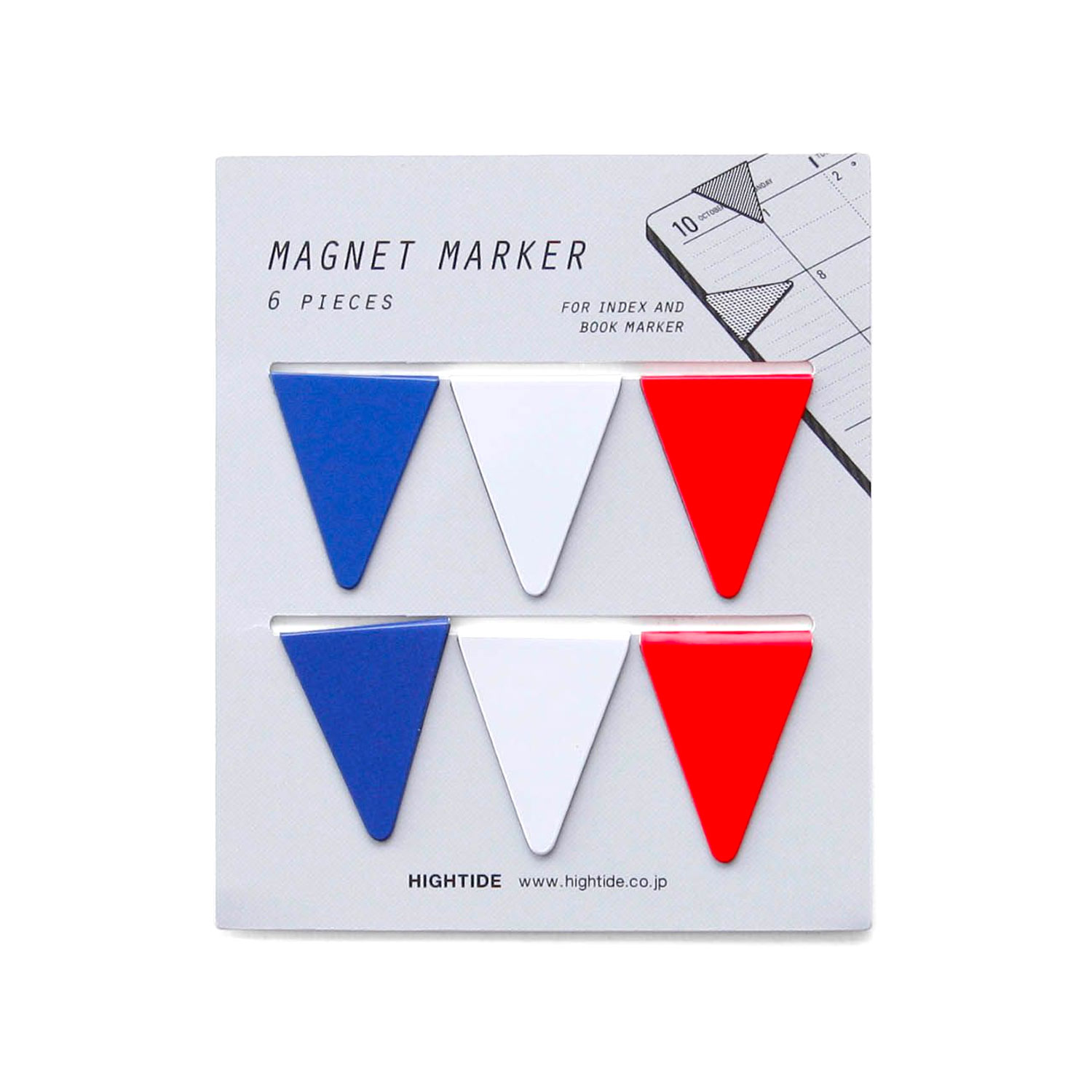 しおり マグネットマーカー ブックマーカー ブックマーク クリップ 付箋 おしゃれ 手帳 磁石 マグネット | HIGHTIDE | 02