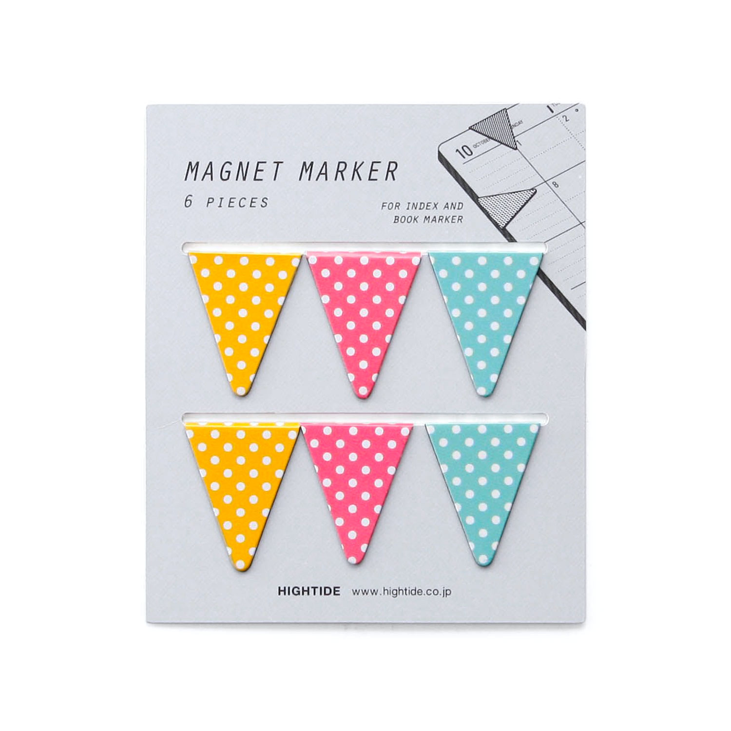しおり マグネットマーカー ブックマーカー ブックマーク クリップ 付箋 おしゃれ 手帳 磁石 マグネット | HIGHTIDE | 03