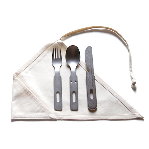 グローカルスタンダードプロダクツ GLOCAL STANDARD PRODUCTS TSUBAME CAMP 3pcs ツバメ キャンプ 3ピースセット アウトドア キャンプ カトラリー | HIGHTIDE | 01