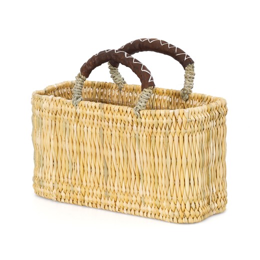 かご バッグ 松野屋 ストロー革手横長カゴ S モロッコ バスケット 収納 おしゃれ ピクニックバスケット カゴバッグ 買い物かご 市場かご |  | 01