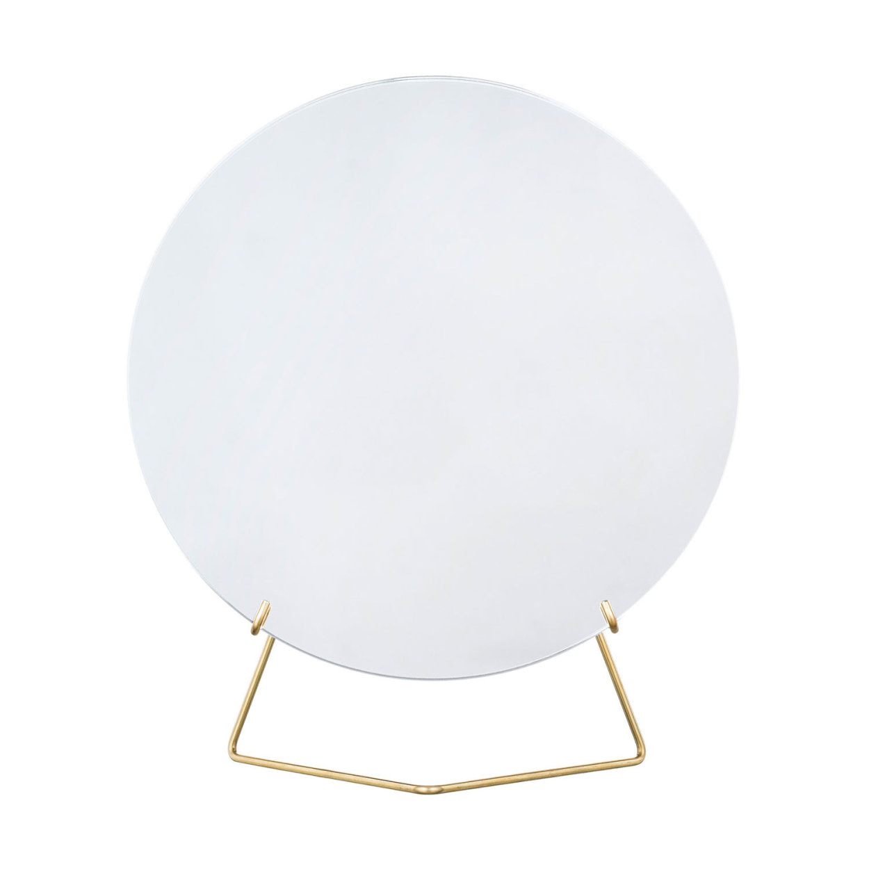MOEBE ムーベ スタンディングミラー φ20cm 卓上ミラー スタンドミラー 卓上 北欧 STANDING MIRROR 鏡 円形 真鍮 ブラス ブラック | MOEBE | 02