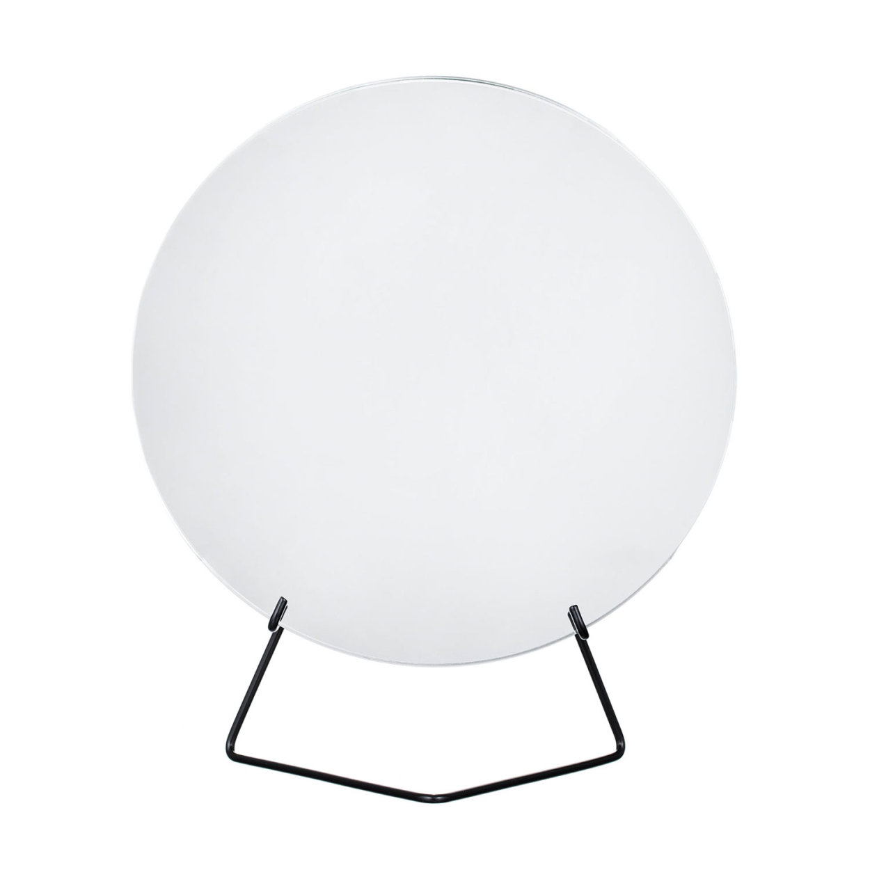 MOEBE ムーベ スタンディングミラー φ20cm 卓上ミラー スタンドミラー 卓上 北欧 STANDING MIRROR 鏡 円形 真鍮 ブラス ブラック | MOEBE | 01