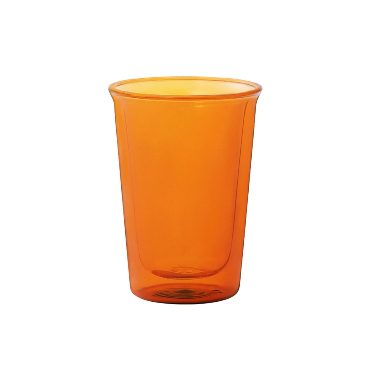 KINTO キントー CAST AMBER ダブルウォールグラス 290ml キャスト アンバー セピア 耐熱ガラス グラス タンブラー 食洗器対応 電子レンジ対応 二重構造 ギフト | KINTO | 01