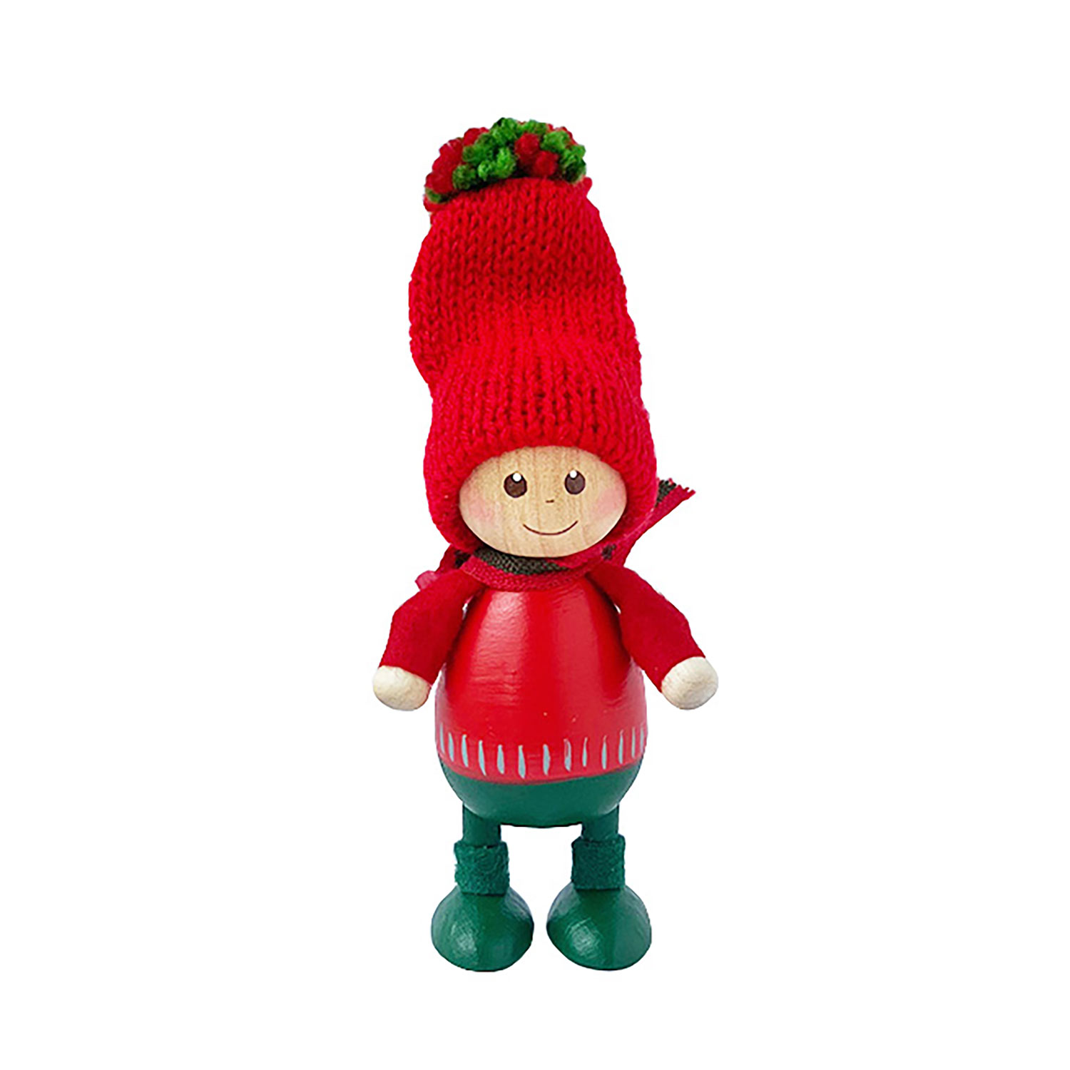 NORDIKA nisse ノルディカニッセ 2023 人形 ツインズ 赤いセーターのふとっちょ男の子 クリスマス オブジェ 飾り 木製 北欧 雑貨 ギフト プレゼント 置物｜htdd｜02
