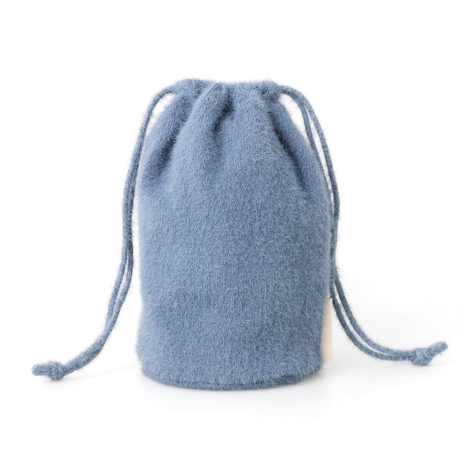 巾着バッグ レディース 秋冬 odds MOHAIR POUCH オッズ モヘアポーチ ミニバッグ 小さめ 可愛い おしゃれ ブラック グレー サックス | Odds | 03