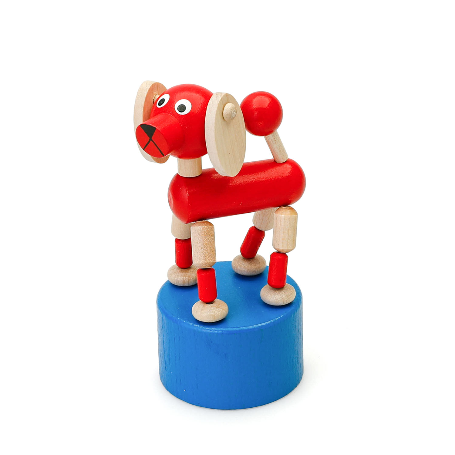 プッシュトイ DETOA WOODEN PUSH UP TOY DOG デトア ドッグ 木製 おもちゃ 玩具 イヌ 犬 置物 人形 オブジェ インテリア | ブランド登録なし | 01