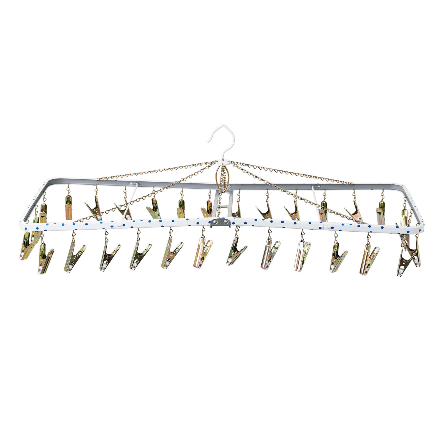 ピンチハンガー ステンレス  ピンチ30個 松野屋 水玉ピンチハンガー角 L 洗濯ハンガー 洗濯ピンチ 物干しハンガー 洗濯ばさみ 角ハンガー 錆びにくい |  | 01