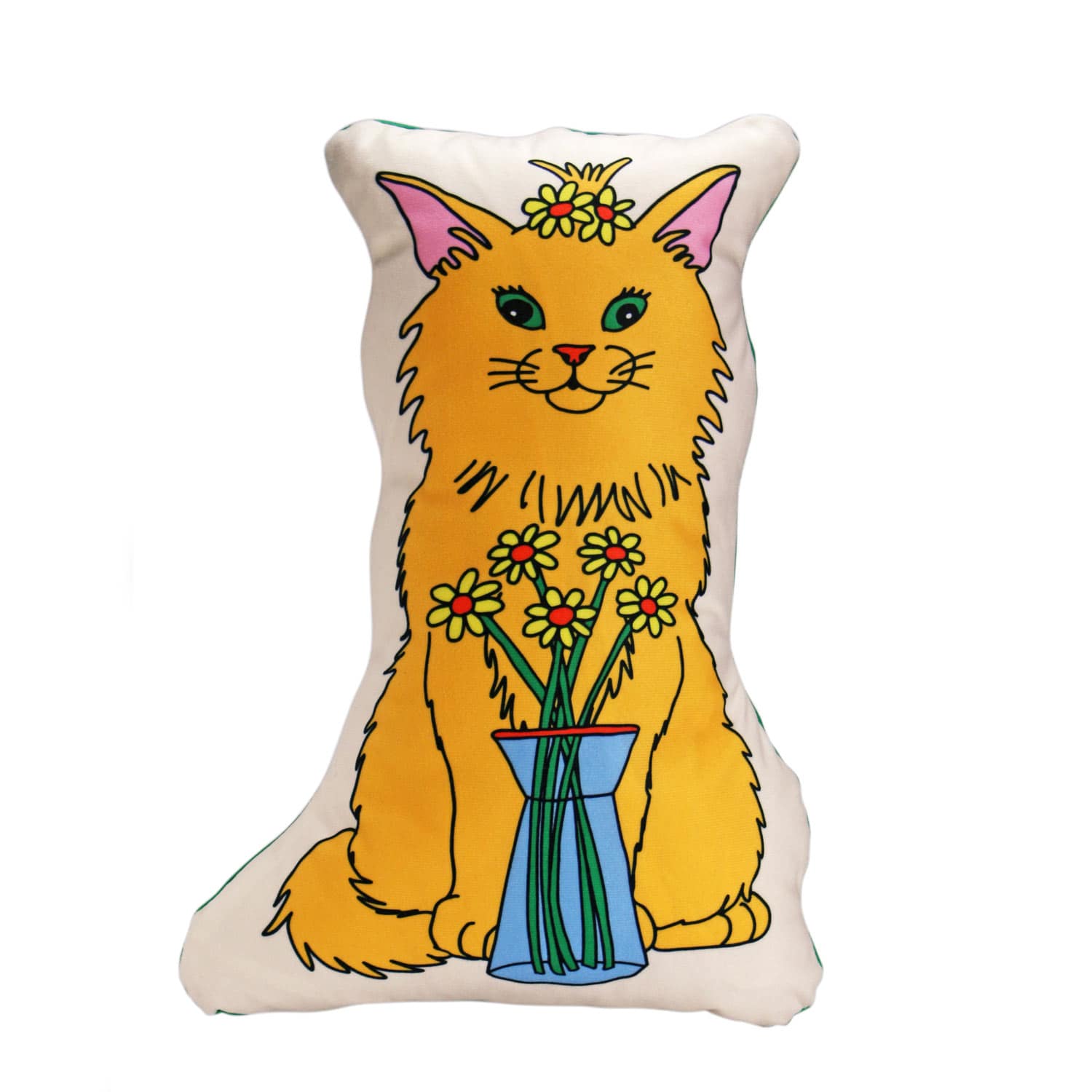 クッション THE ENJOY C&D CLUB Cushion エンジョイ C&D クラブ クッション 猫 ネコ ねこ 犬 イヌ いぬ 動物 イラスト MIDORI KOMATSU | DETAIL | 01