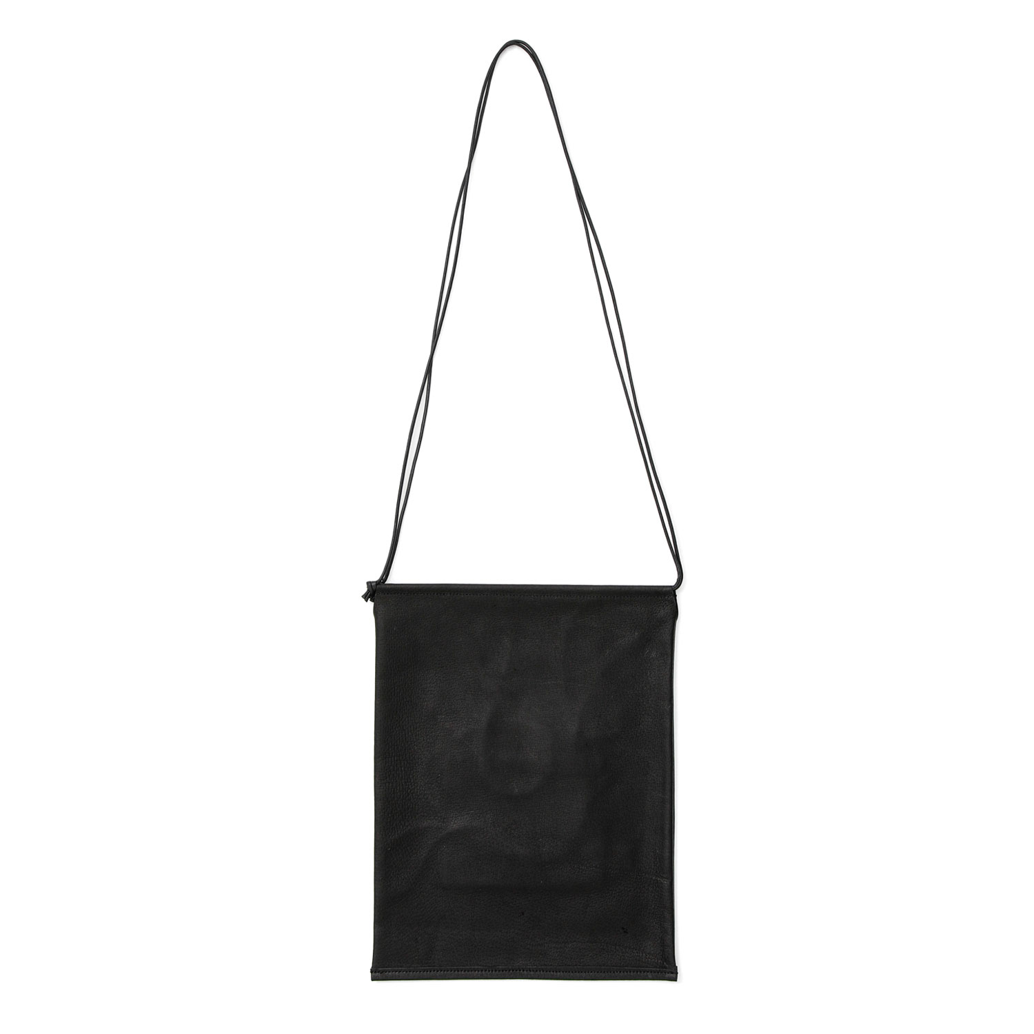 レザー ショルダーバッグ REN フラットショルダー レン 革 豚革 ピッグスキン・ハリー 日本製 レディース メンズ バッグ かばん 肩掛け シンプル おしゃれ 軽い | REN | 01