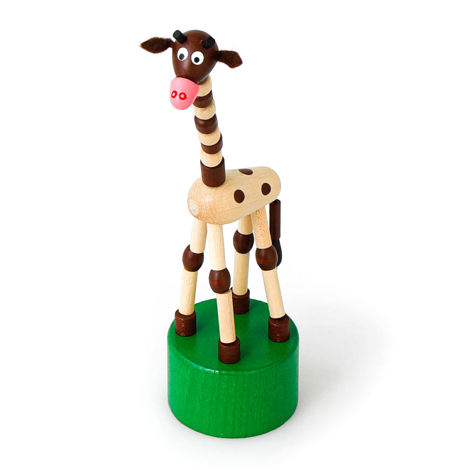 DETOA WOODEN PUSH UP TOY GIRAFFE デトア プッシュトイ ジラフ 木製 おもちゃ 玩具 こども 子ども きりん キリン 麒麟 置物 人形 オブジェ インテリア |  | 01